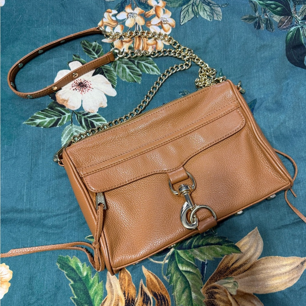 Rebecca Minkoff Brown Leather MAC Crossbody Bag